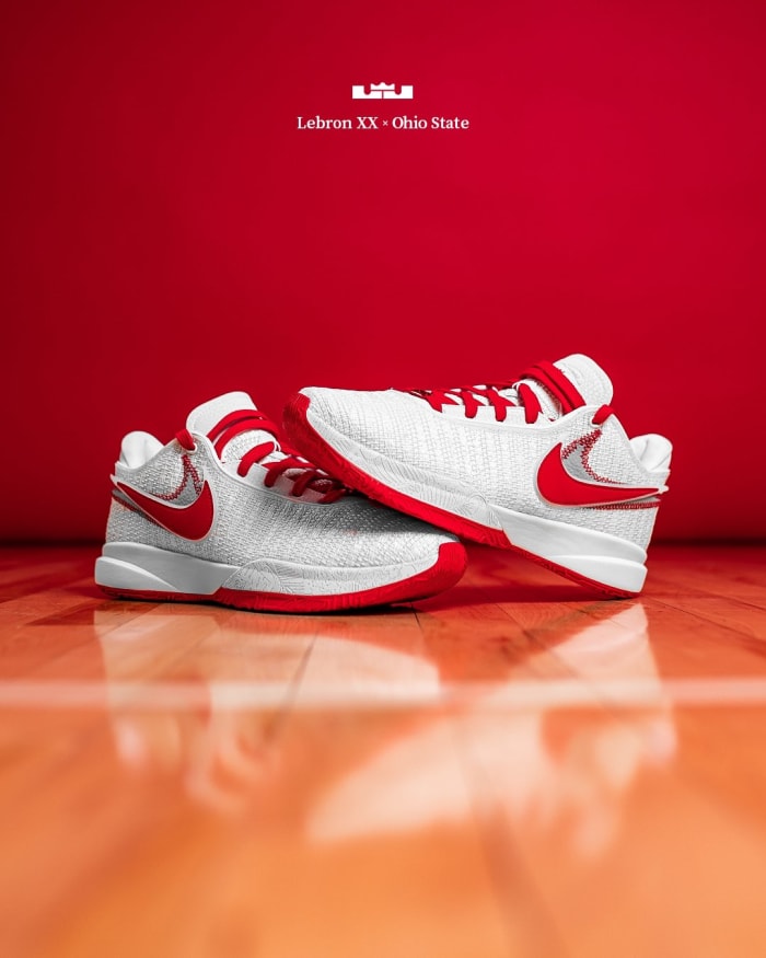 Ohio State Buckeyes Get Nike LeBron 20 Colorway Sports Illustrated