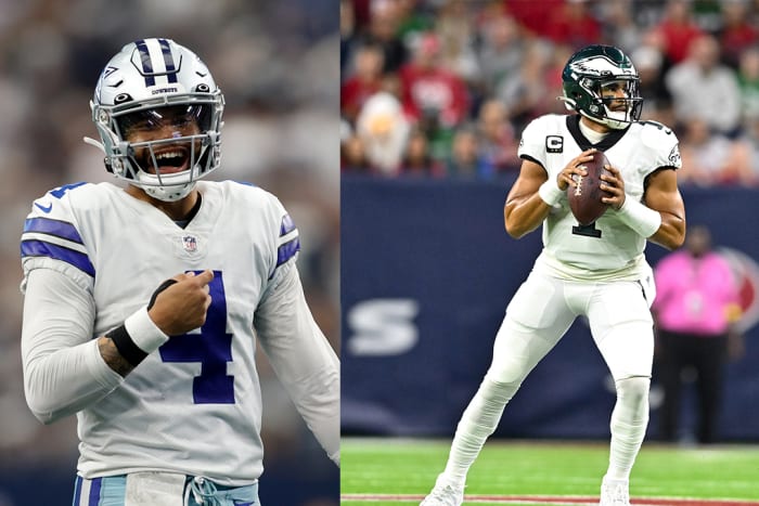 Dallas Cowboys' Dak Prescott Beating Philadelphia Eagles' Jalen Hurts ...