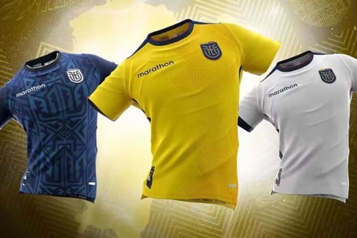 Which National Team Has The Best 2022 World Cup Jersey Futbol On   Ecuadors 2022 World Cup Jerseys 