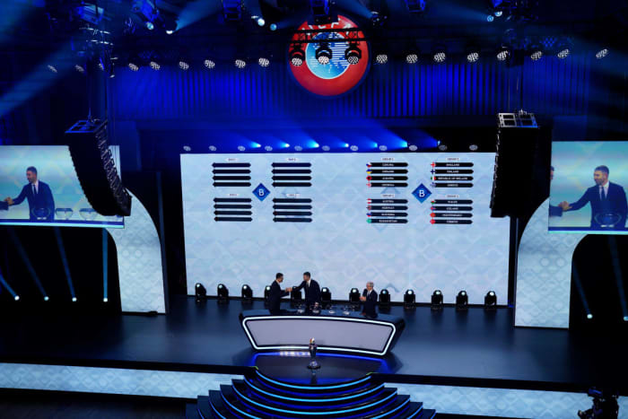 2024/25 Photo taken at the UEFA Nations League draw ceremony