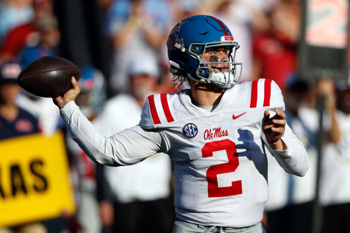 Ole Miss Rebels' Jaxson Dart In Elite Company Among College Football's ...