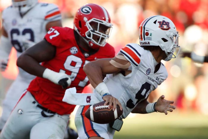 Georgia Football Looks To Stay Big Brother In Rivalry Vs Auburn Tigers ...