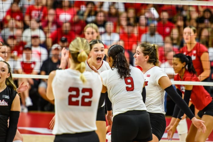 Gallery: Reds Prevail in Nebraska Volleyball Scrimmage - All Huskers