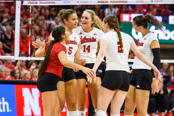 Gallery: Nebraska Volleyball Sweeps Ohio State - All Huskers