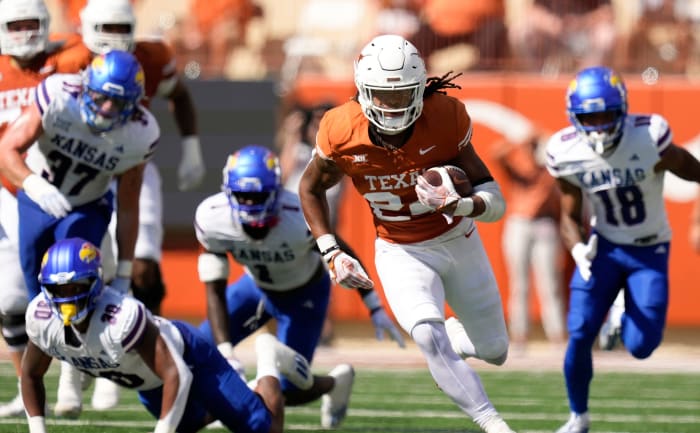 Jonathon Brooks' Career Day Lifts Texas Over Kansas - Sports ...