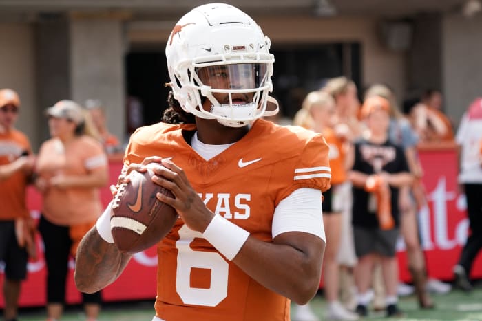 Steve Sarkisian Talks Texas Longhorns QB 'Balancing Act' With Quinn ...