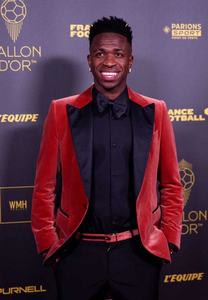 Vinicius Junior Wins Socrates Award At Ballon D'Or Ceremony - Futbol On ...