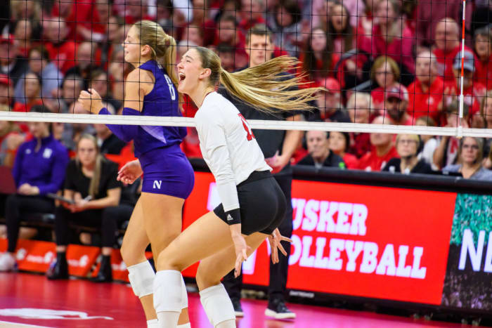 Gallery: Nebraska Volleyball Downs Northwestern In Four Sets - All Huskers