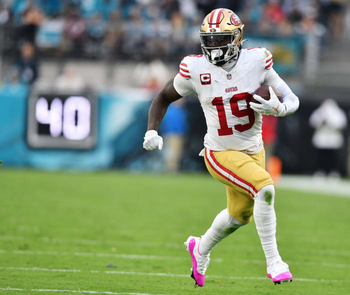 Deebo Samuel Wears Pink Air Jordan Cleats in 49ers Win - Sports ...