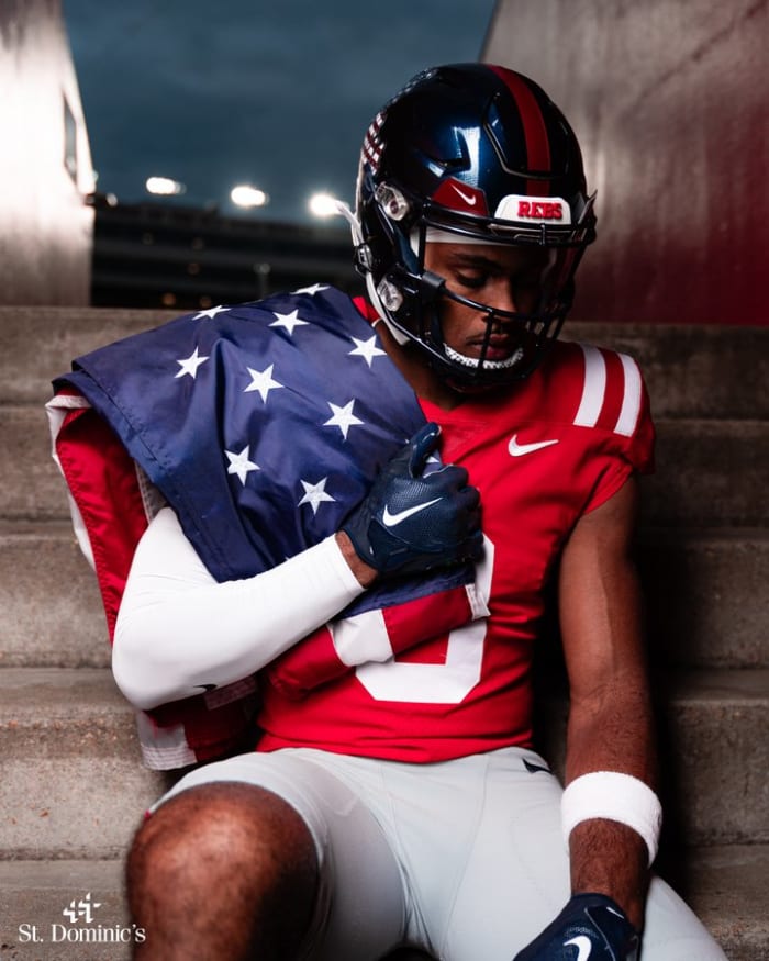 LOOK: Ole Miss Rebels Release Patriotic Uniforms For Home Game Vs ...