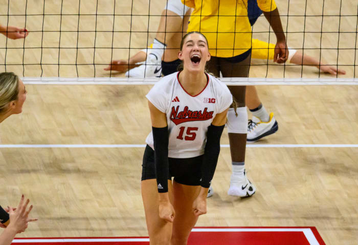 Gallery: Husker Volleyball Sweeps Michigan - All Huskers