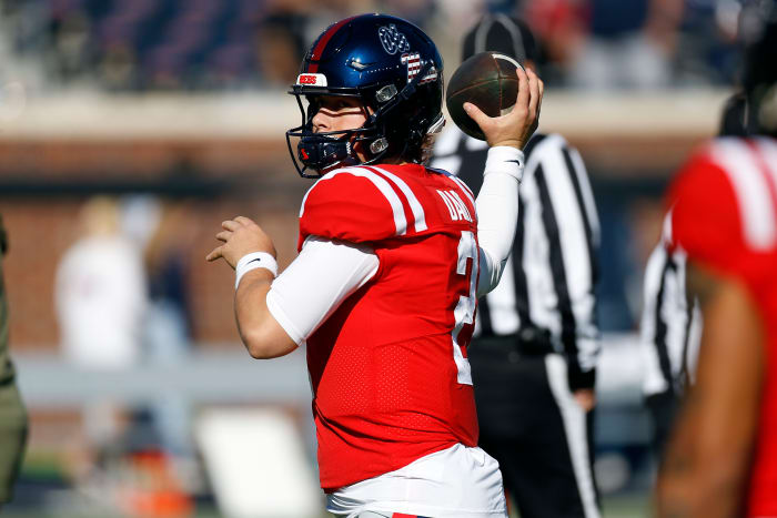 Rebels QB Jaxson Dart Still Undecided On Future With Ole Miss In 2024 ...