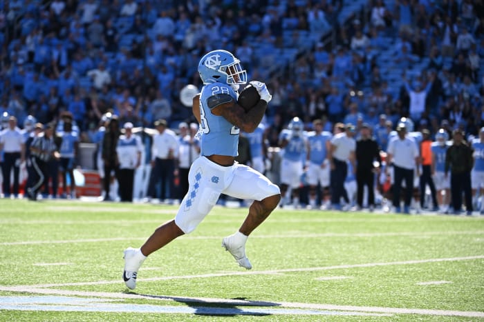 Omarion Hampton Could Break Two UNC Football Season Records - Sports ...