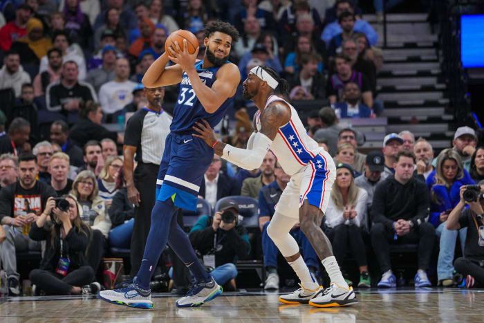 Wolves keep undefeated home start going with 112-99 win over 76ers ...