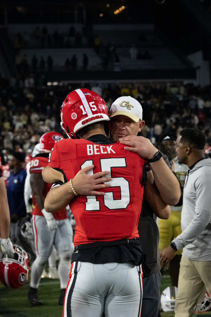 Georgia Vs Georgia Tech Photos From The Matchup, Bulldogs Rush To Win ...