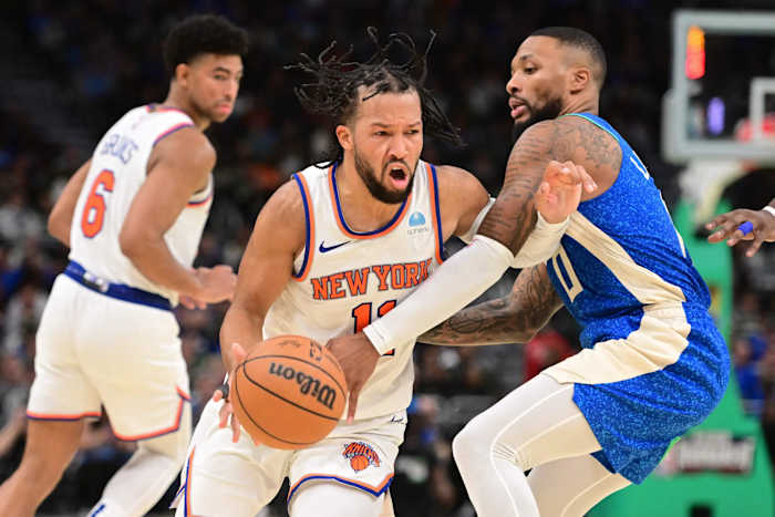 Damian Lillard Prepared to Stop Jalen Brunson, New York Knicks in NBA ...