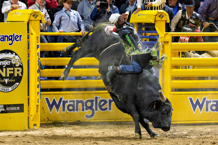 Bull Rider T. Parker Out of Round 8 with Shoulder and Elbow Injuries ...