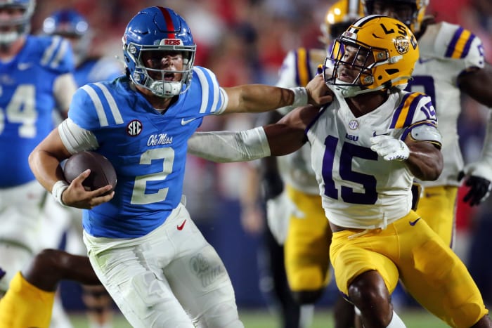 'Soaring!' Ole Miss Rebels' Jaxson Dart Among Top-Ranked QBs For 2024 ...