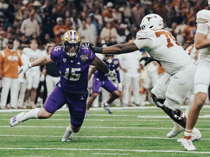 Zach Durfee painted one of the Sugar Bowl series in his college debut.