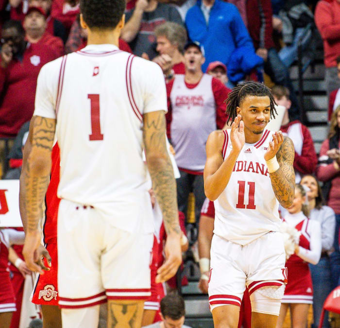 Cj Gunn Energizes Indiana With Outside Shooting Defense In Win Over