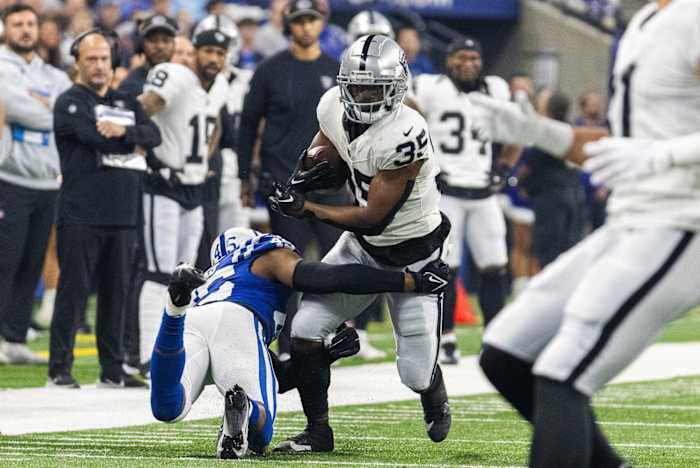 Las Vegas Raiders Under Contract: RB Zamir White - Sports Illustrated ...