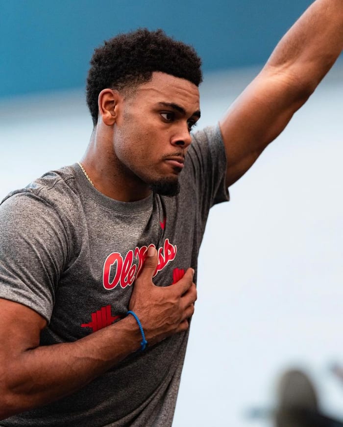 LOOK Ole Miss Rebels Football Hits Weight Room as Spring Semester