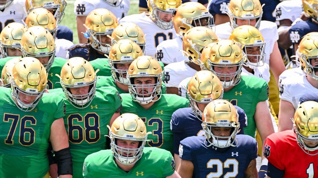 Notre Dame BlueGold Game Rosters Set With A Team Draft BVM Sports