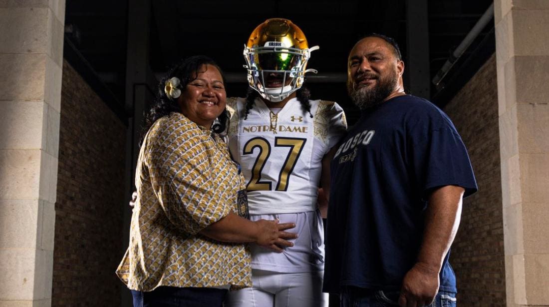 Notre Dame Lands Kyngstonn Viliamu-Asa, An Elite Linebacker, Beating ...