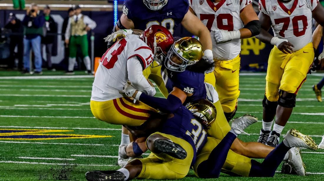 Notre Dame jumps to No. 15 in AP Poll with dominant win over USC BVM