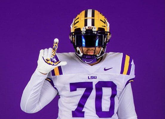 Top Offensive Line Transfer Miles Frazier Talks LSU Football Commitment ...