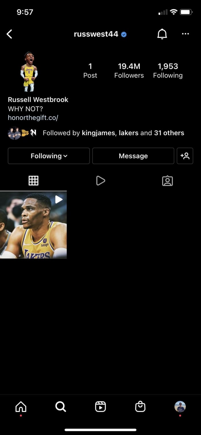 Lakers: Russell Westbrook Sends Another Message To LA Via Social Media ...