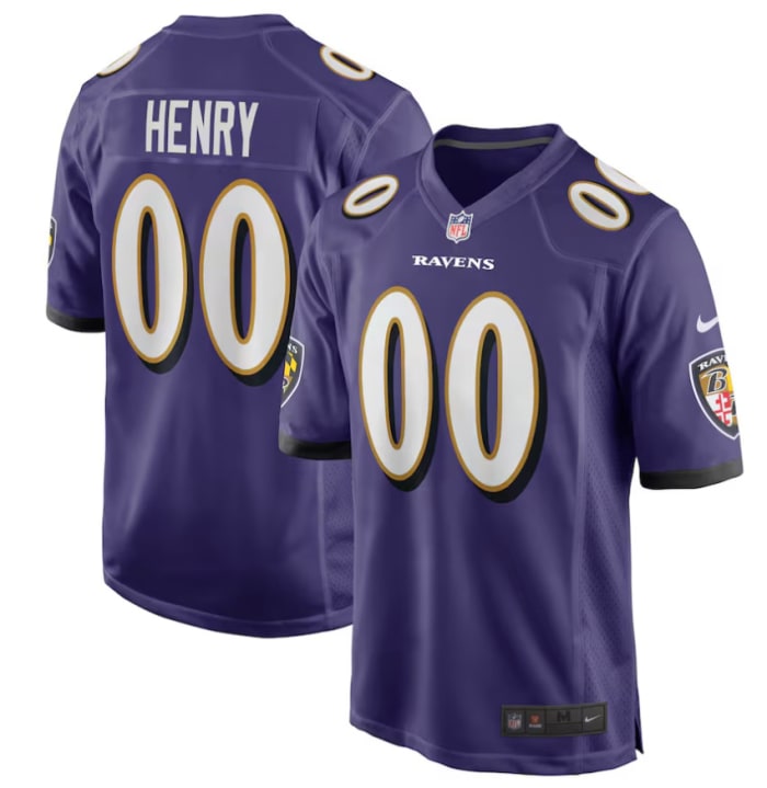 Derrick Henry Baltimore Ravens jersey, how to buy your Ravens gear ...