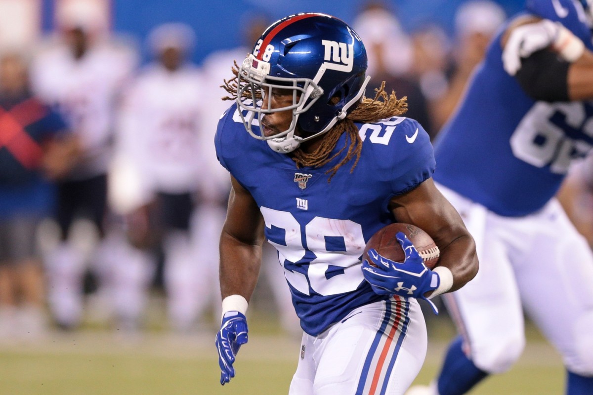 August 16, 2019, New York Giants quarterback Alex Tanney (3) in action  during the NFL preseason game between the Chicago Bears and the New York  Giants at MetLife Stadium in East Rutherford