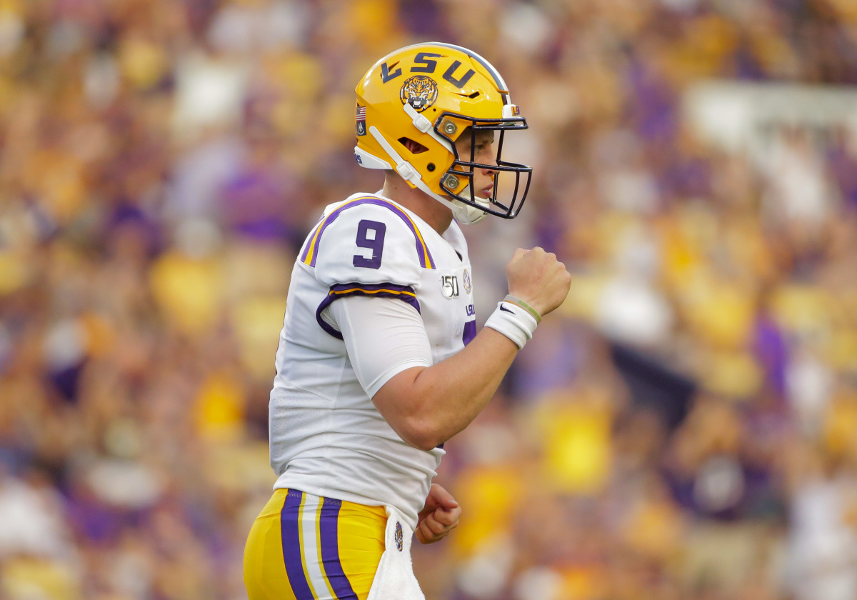 LSU quarterback Joe Burrow named SEC Offensive Player of the Week for Georg...