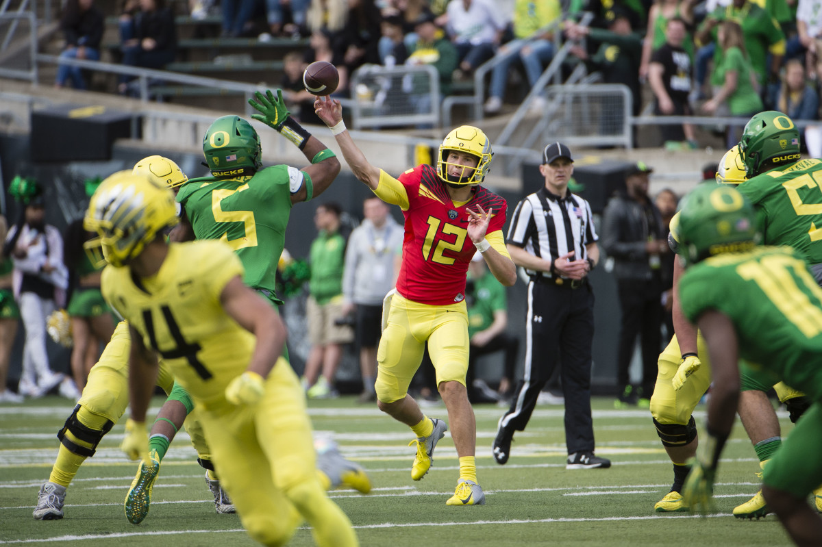 WATCH: Freshman QB Tyler Shough Throws First Career TD Pass - Sports ...