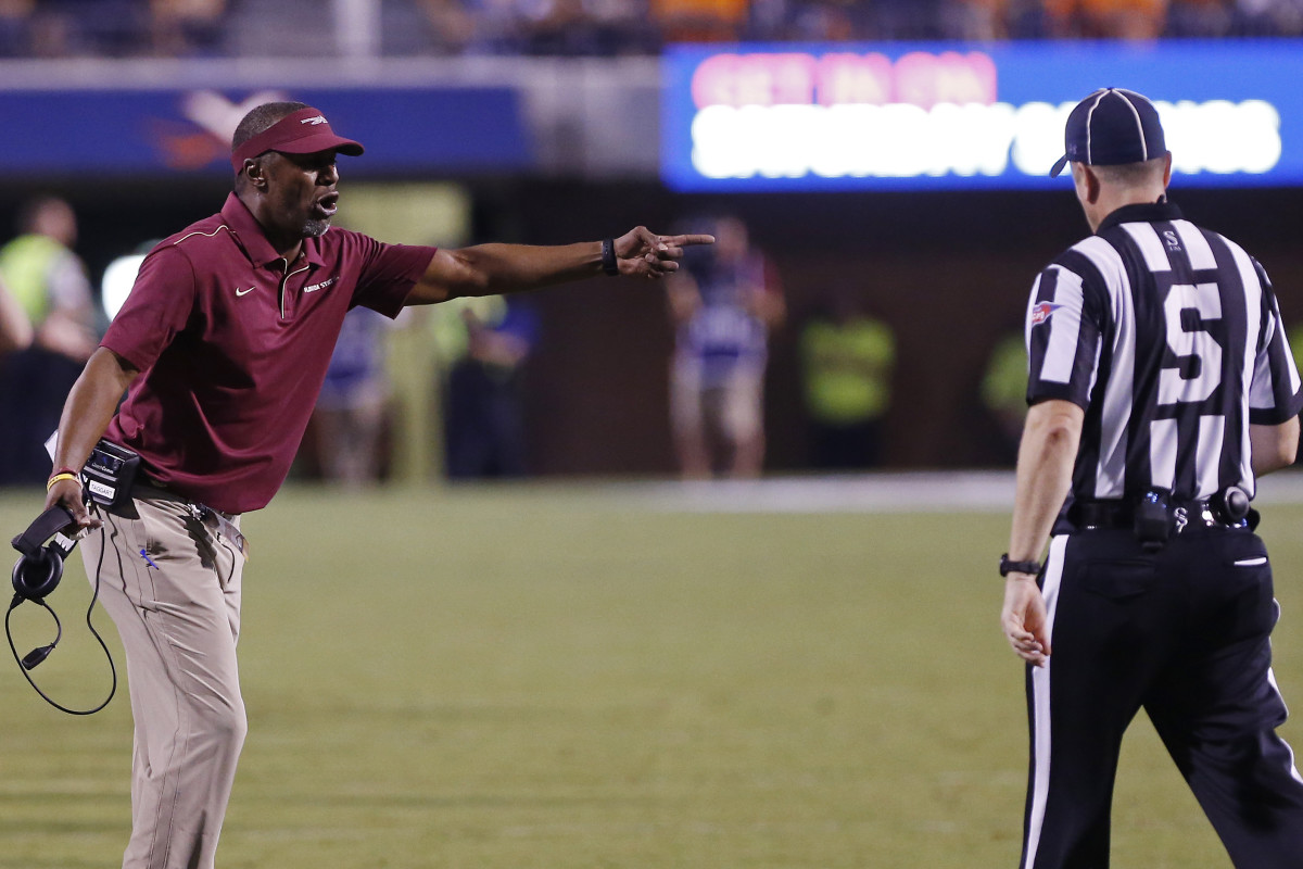 It would behoove Willie Taggart to get a win over Louisville at home.