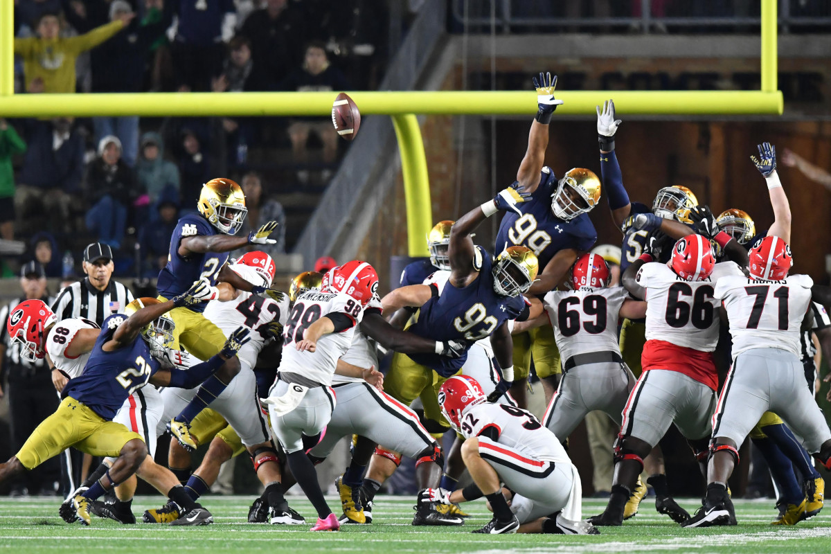 Georgia and Notre Dame delivered a classic two years ago in South Bend.