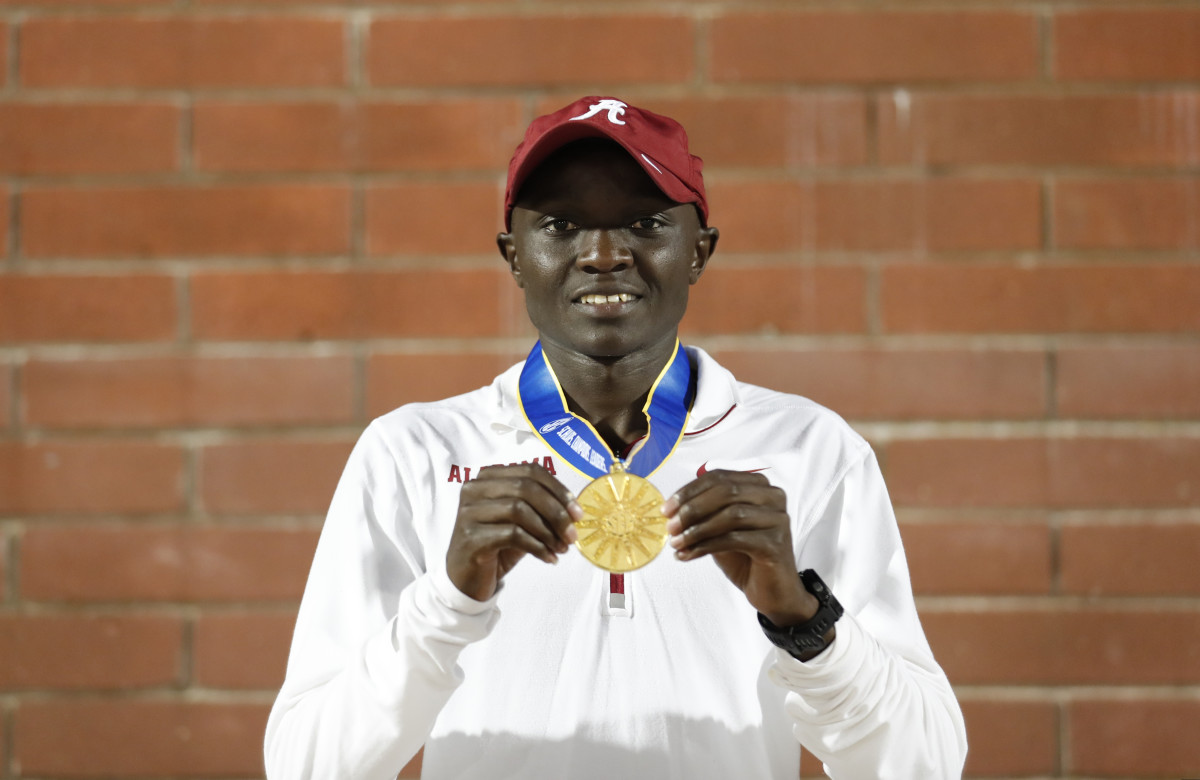 Alabama cross country runner Gilbert Kigen