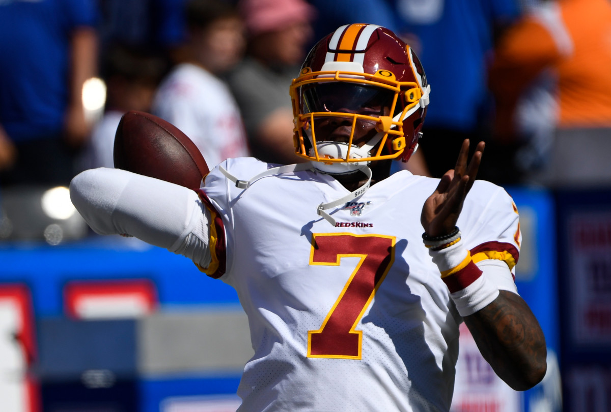 Dwayne Haskins struggles in debut after replacing Case Keenum at