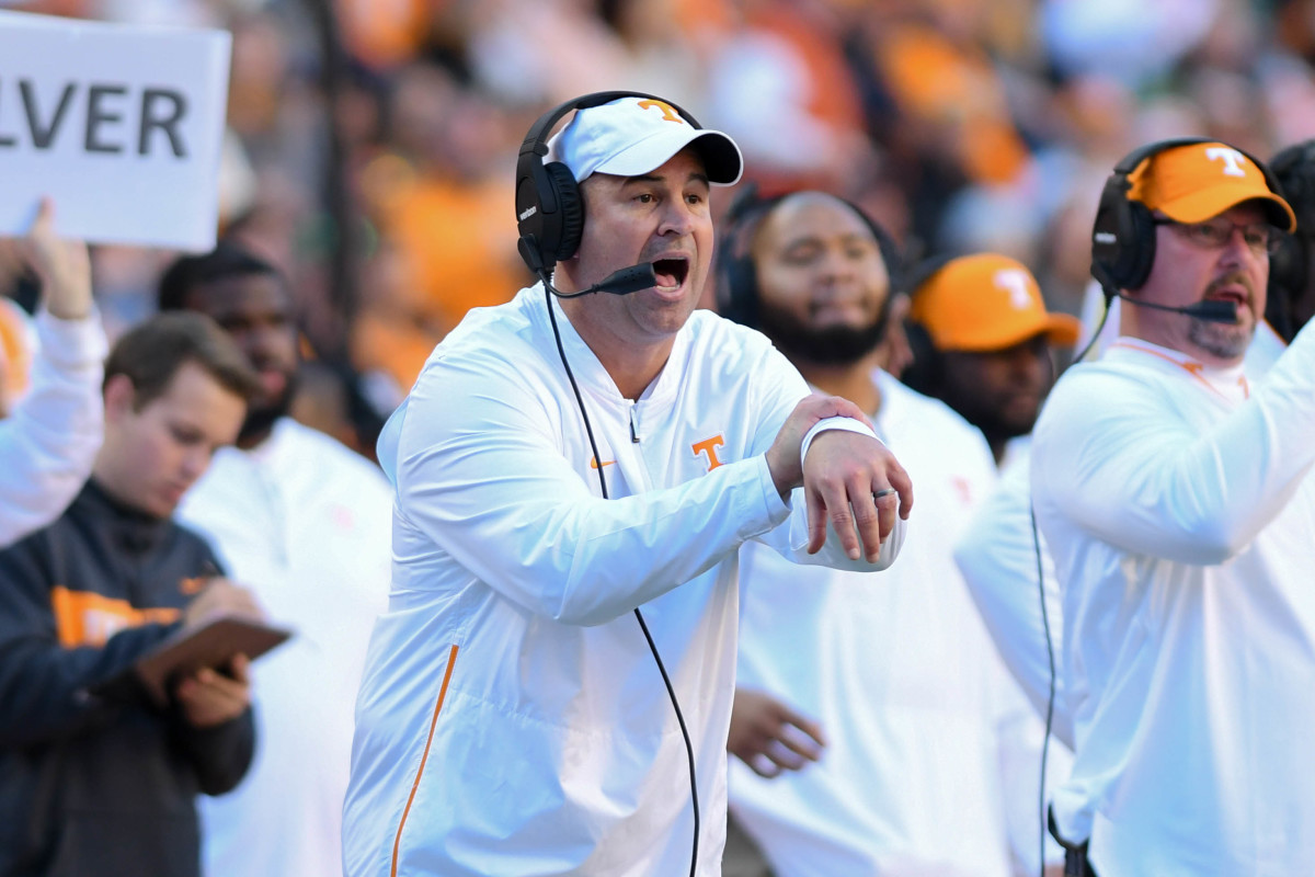 VIDEO: Tennessee coach Jeremy Pruitt addresses the media following ...