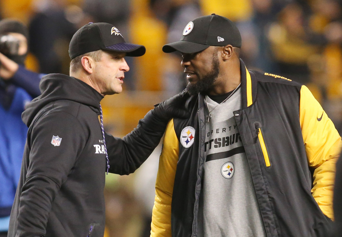 New Teams, Same Rivalry: John Harbaugh believes Steelers, Ravens ...