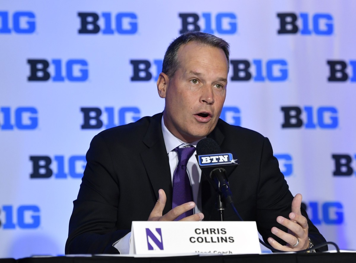 Northwestern coach Chris Collins. (USA TODAY)