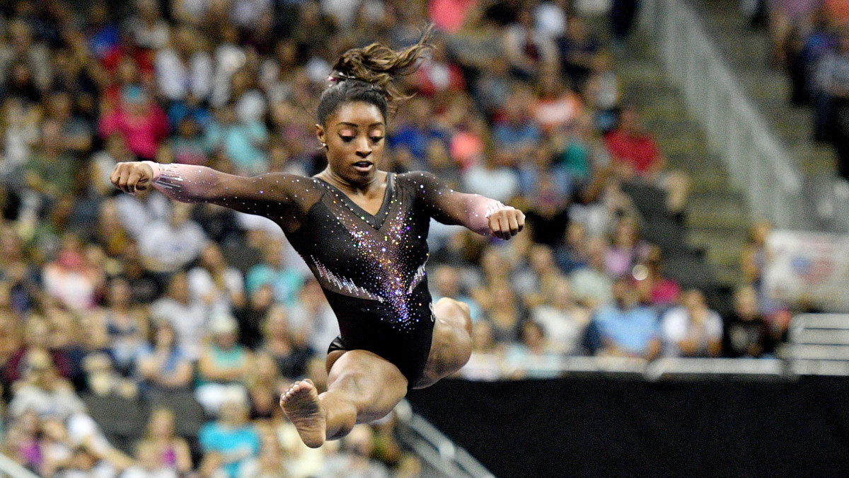 Simone Biles Completes Second Triple-Double at World Championships ...