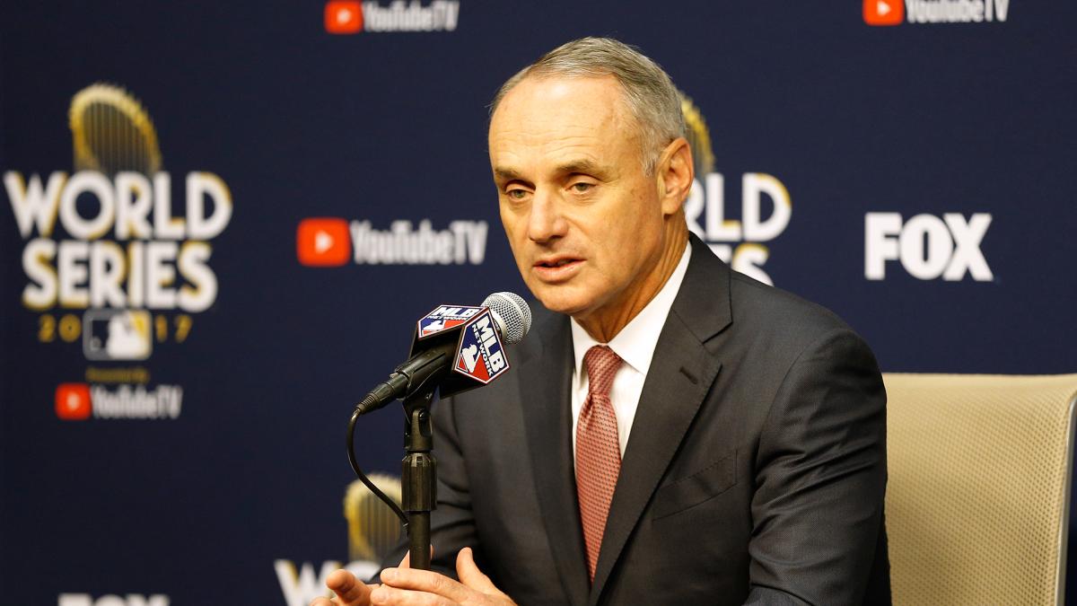 Rob Manfred threatens to move the Oakland Athletics to Vegas - Sports ...