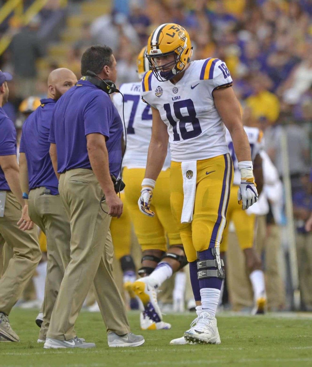 Saints visit with former LSU tight end Foster Moreau – Crescent City Sports