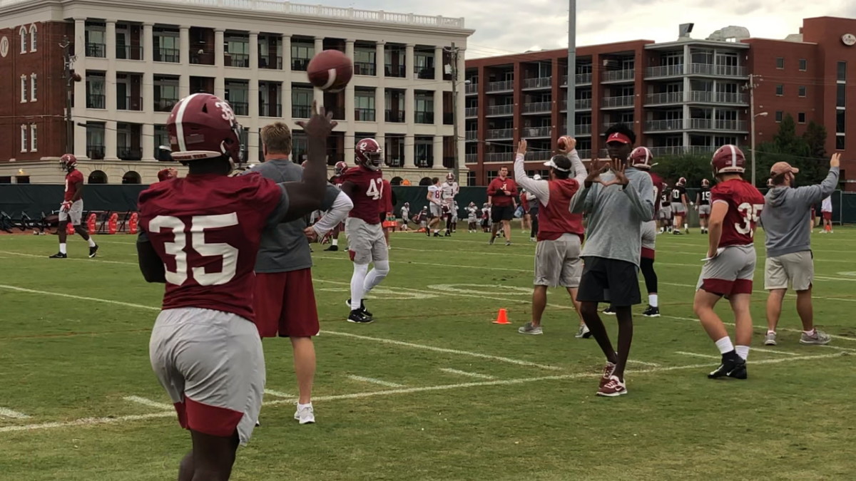 Alabama practice-Markail Benton-Phidarian Mathis-Landon Dickerson ...