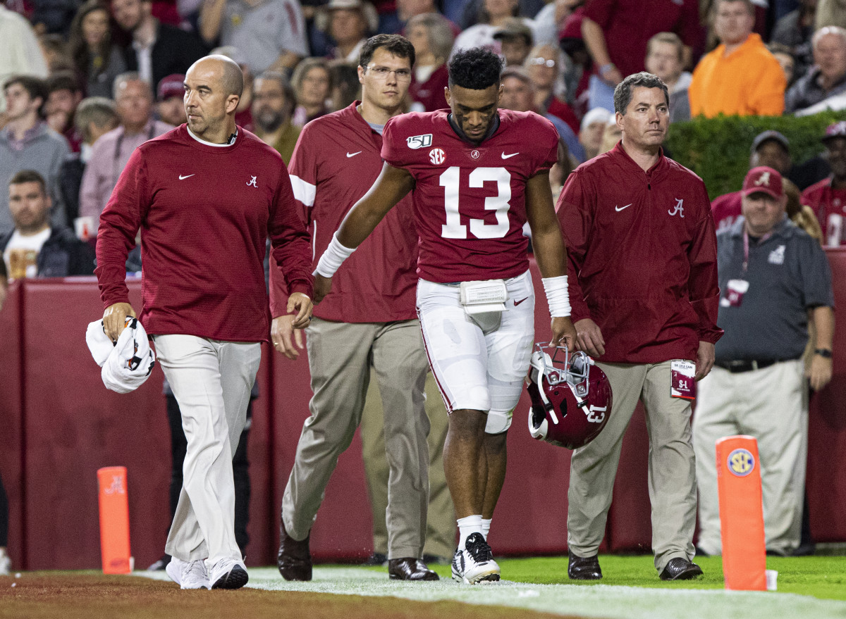 Alabama's Tagovailoa likely out 1 game with ankle injury