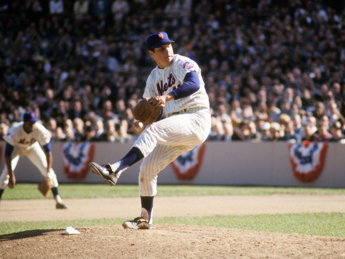 Tom Seaver Pitching, 1969 World Series