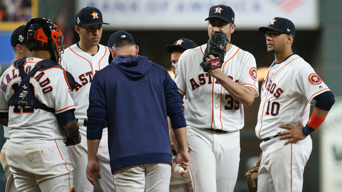 Justin Verlander 2019 World Series Game-Used Jersey - Game 6 Start -  10/29/2019