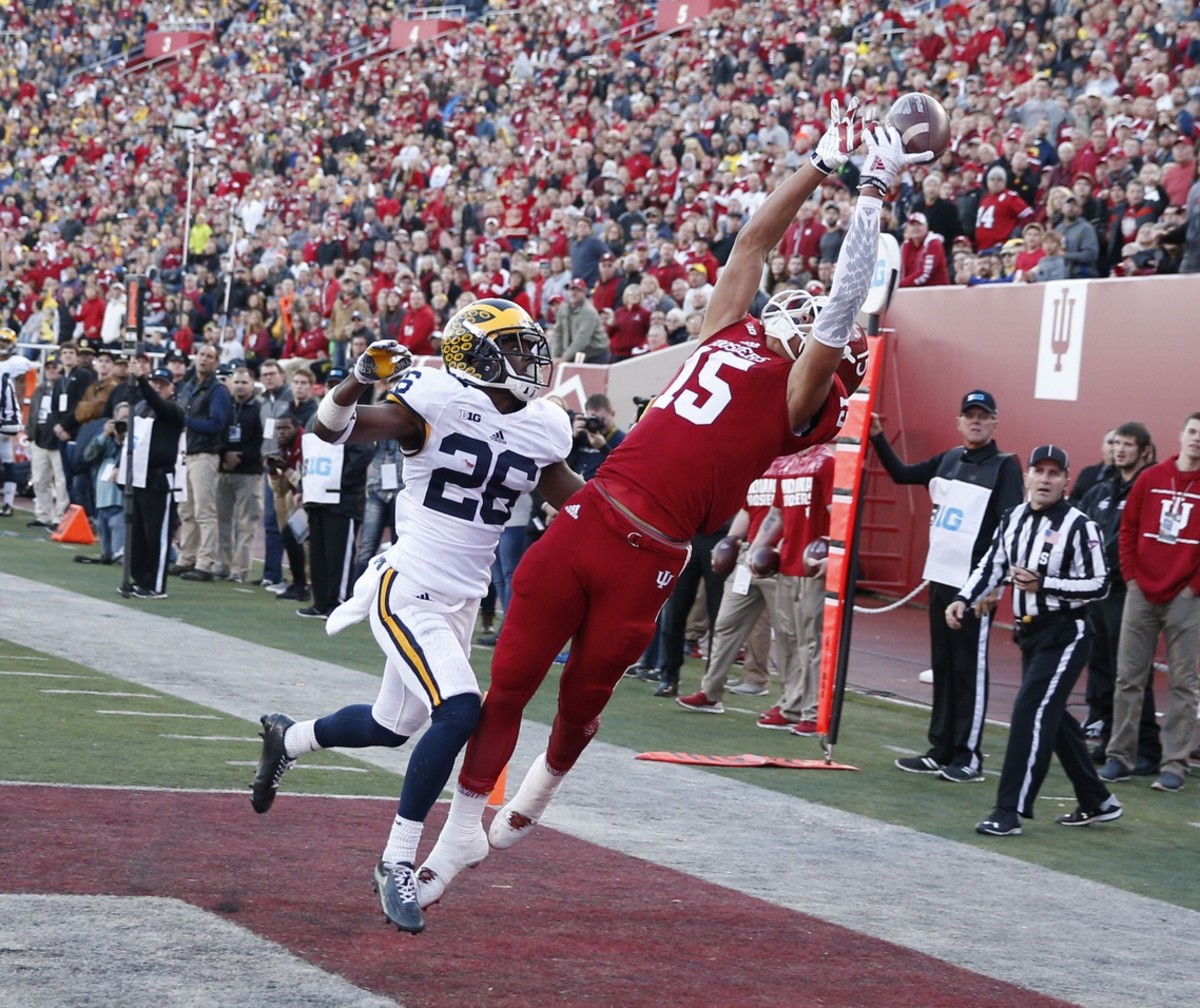 Indiana wide receiver Nick Westbrook has had a brilliant career for the Hoosiers.